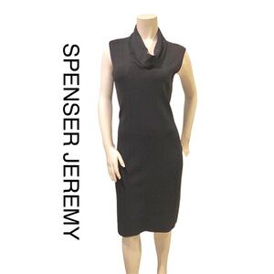 Spenser Jeremy Black Midi Dress Size 12 + FREE SHIPPING